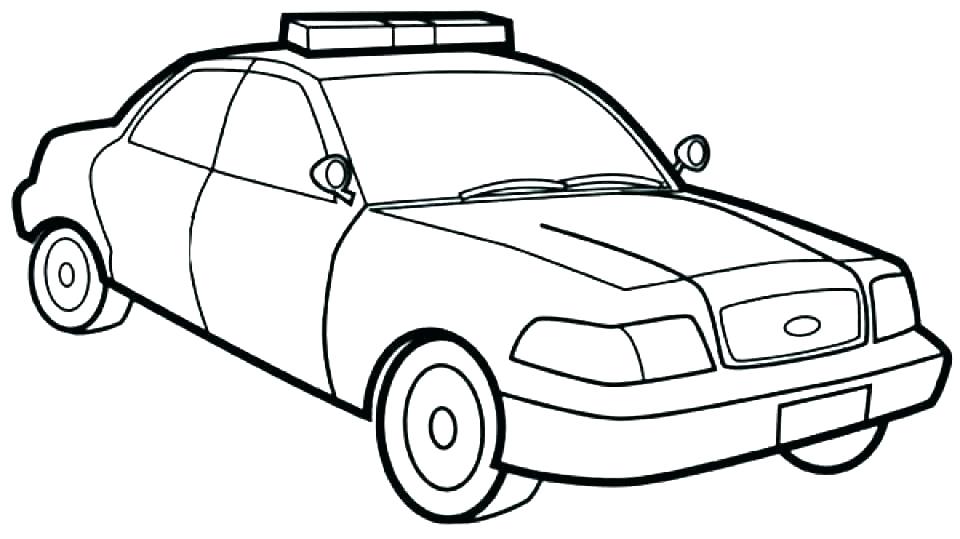 Police Car Line Drawing at PaintingValley.com | Explore collection of ...