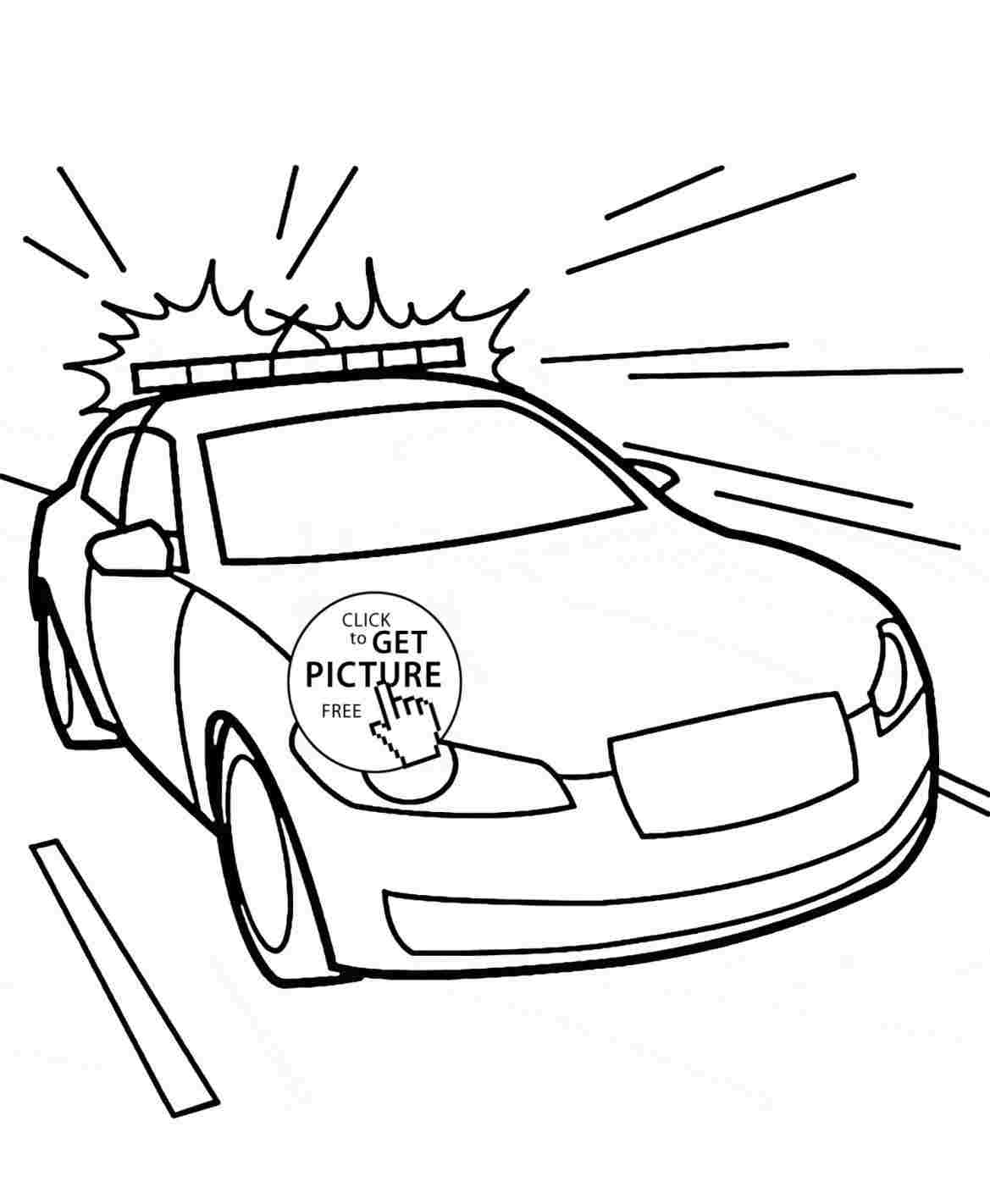 1169x1422 police car drawing for kids - Police Car Line Drawing