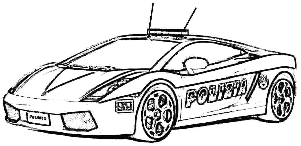 Police Car Line Drawing at PaintingValley.com | Explore collection of ...