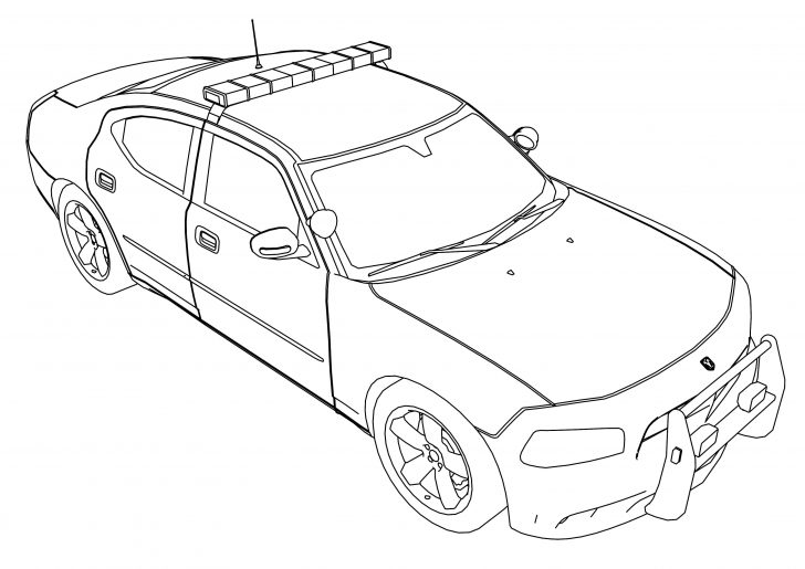 728x515 coloring pages police car coloringgesge awesome cars unique race - Police Car Line Drawing