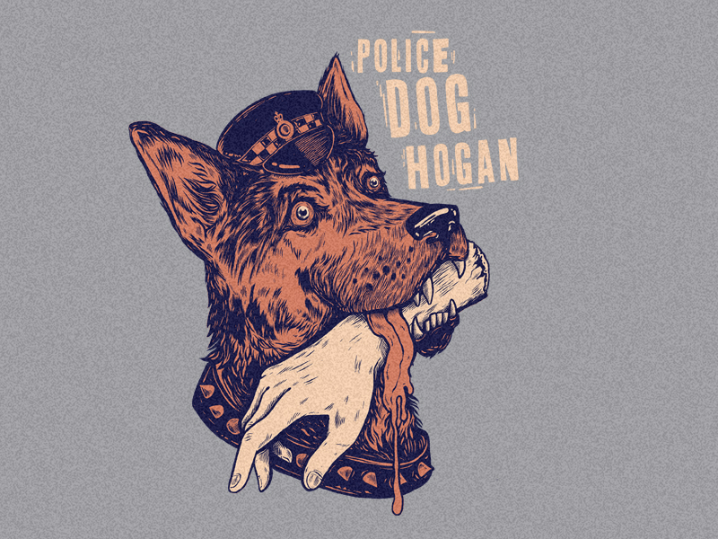 Police Dog Drawing at Explore collection of Police