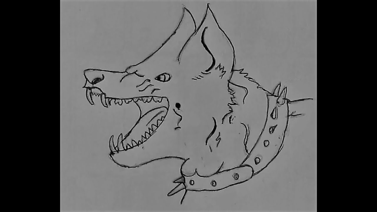 1280x720 How To Draw A Police Dog - Police Dog Drawing