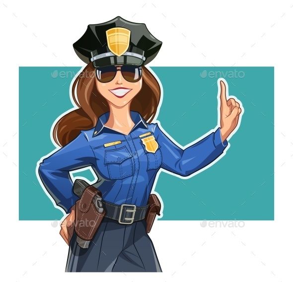 590x568 girl police officer in uniform interesnoe in police - Police Drawing