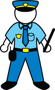 184x300 Police Cartoon Drawing Free Images - Police Drawing