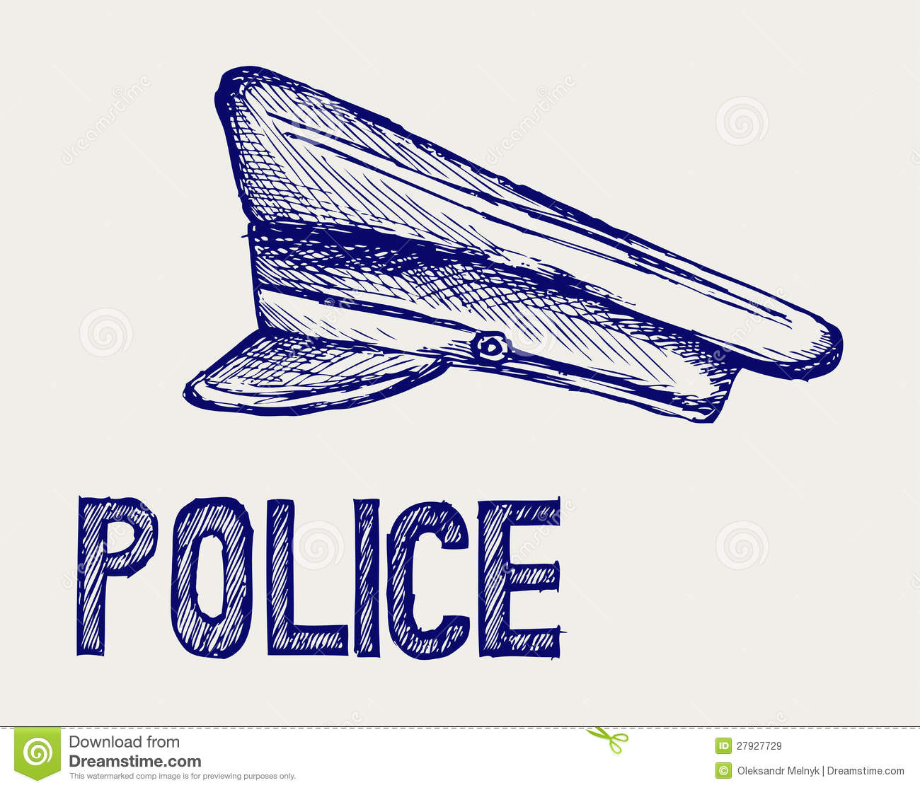 Police Hat Drawing at Explore collection of Police