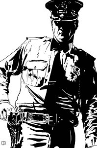 198x300 police officers drawings fine art america - Police Officer Drawing