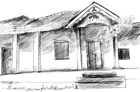 448x295 filepangode police station - Police Station Drawing