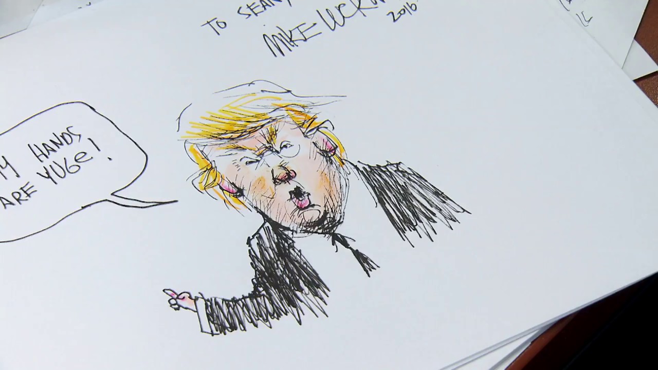 1280x720 mike luckovich shows how to make a great political cartoon pt - Political Drawings
