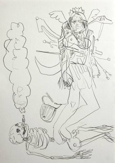 375x531 original folk political drawings for sale saatchi art - Political Drawings