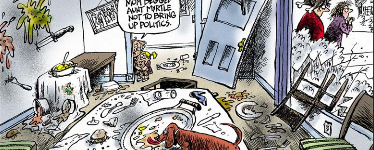 749x300 you really stuck it to me the political cartoons of dwane - Political Drawings