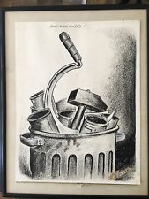 169x225 Artist Politics Art Drawings Ebay - Political Drawings