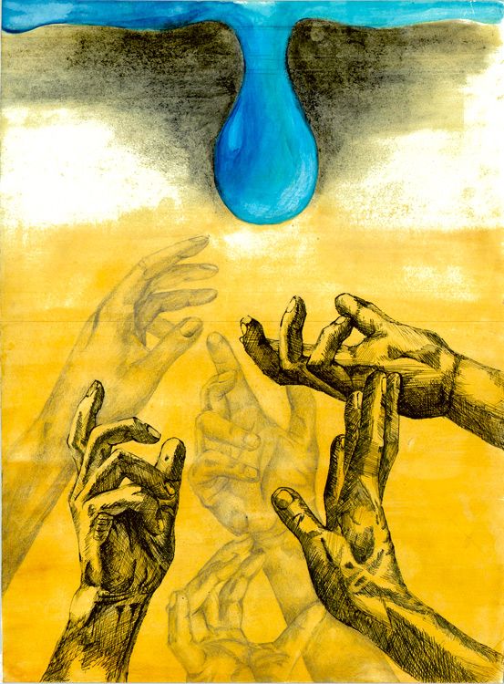 553x750 human pollution - Pollution Drawing