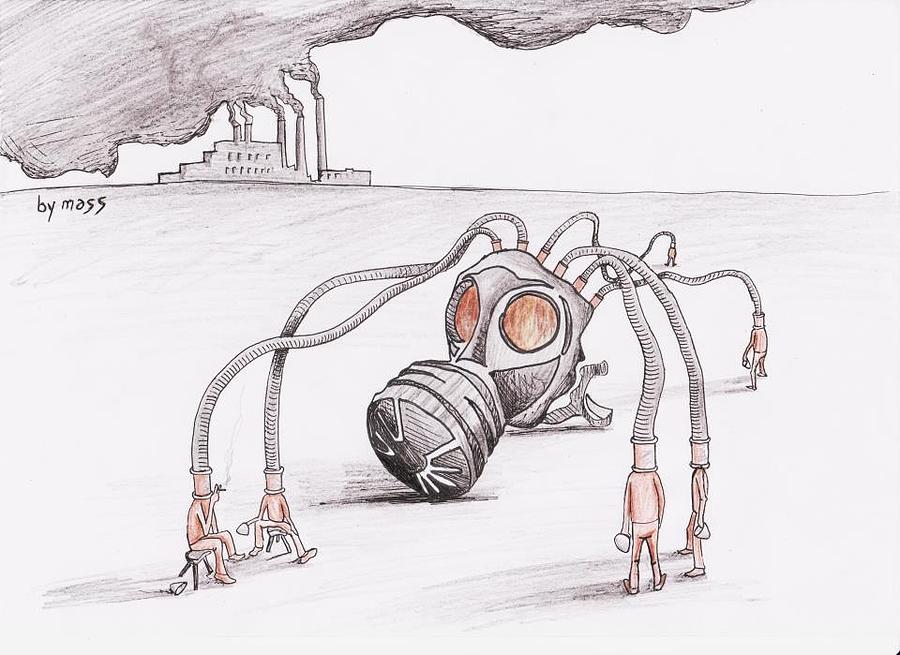 900x655 pollution drawing - Pollution Drawing