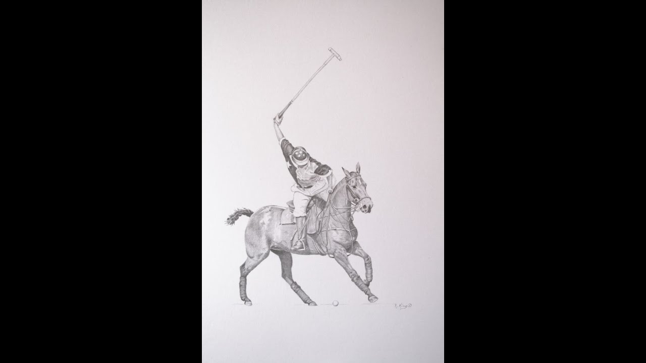 1280x720 Shooting For The Goal - Polo Drawinging