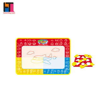 350x350 polyester kids' magic water doodle painting mat drawing - Polyester Drawing
