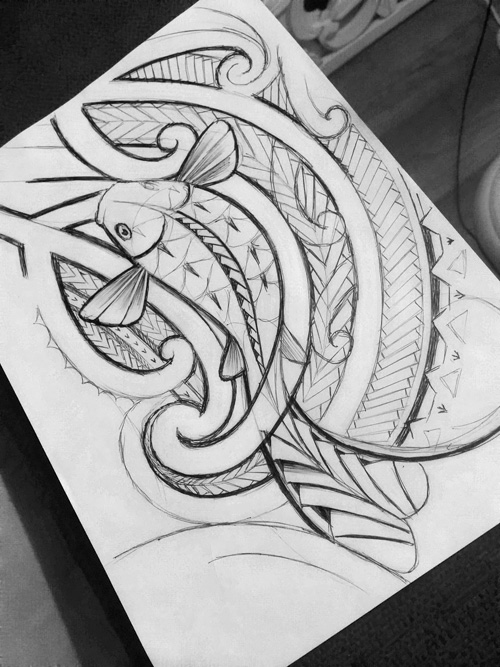 500x667 Maori Inspired Tattoo Designs And Tribal Tattoos Images - Polynesian Drawings