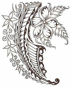 243x300 Polynesian Tribal Art Fine Art America - Polynesian Drawings