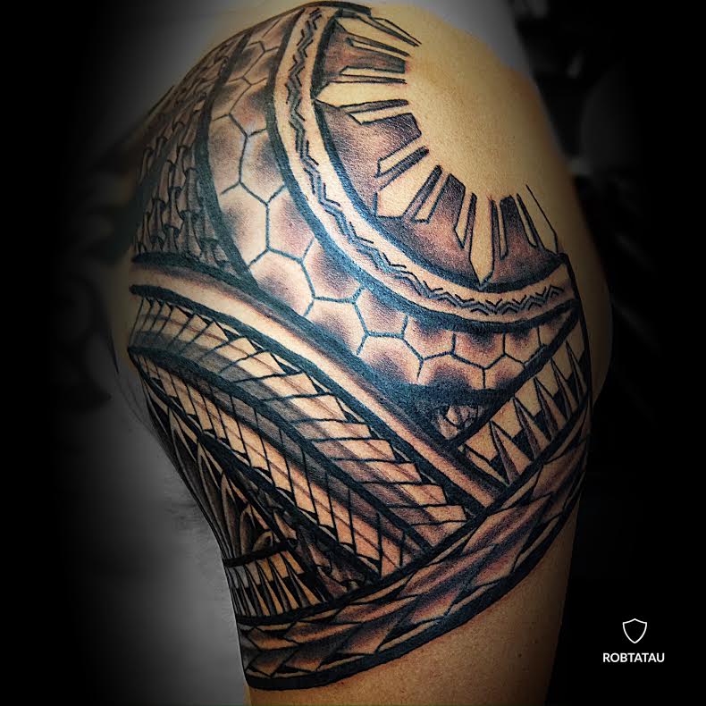 790x790 rob's polynesian tribal tattoos phat buddha tattoos - Polynesian Tribal Drawings
