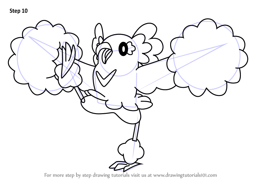 844x598 learn how to draw oricorio - Pom Pom Drawing