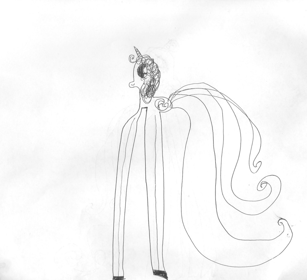 1024x933 unicorns pom poms a homemade dress marinobambinos - Pom Pom Drawing