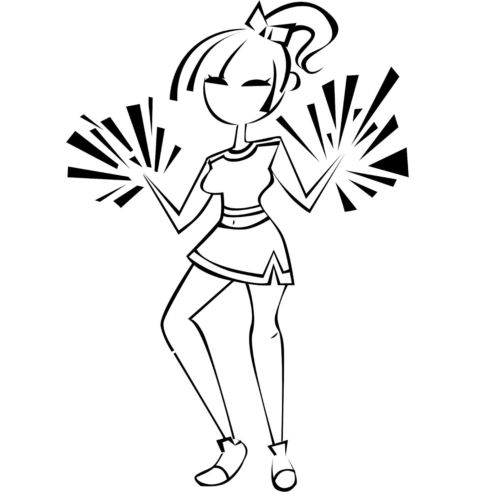 1600x1600 cheer pom poms drawing - Pom Pom Drawing