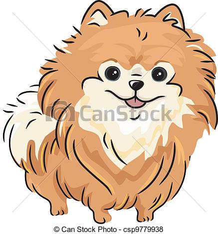 437x470 Collection Of Free Pomeranian Drawing Line Download On Ui Ex - Pomeranian Drawing