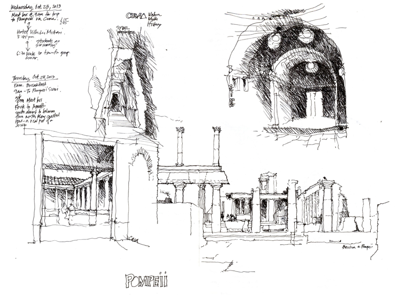 800x618 pompeii seeing thinking drawing - Pompeii Drawings