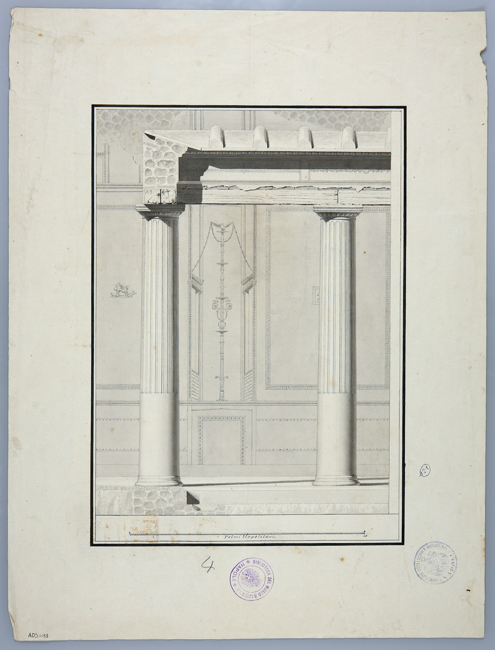 978x1283 villa diomedes - Pompeii Drawings