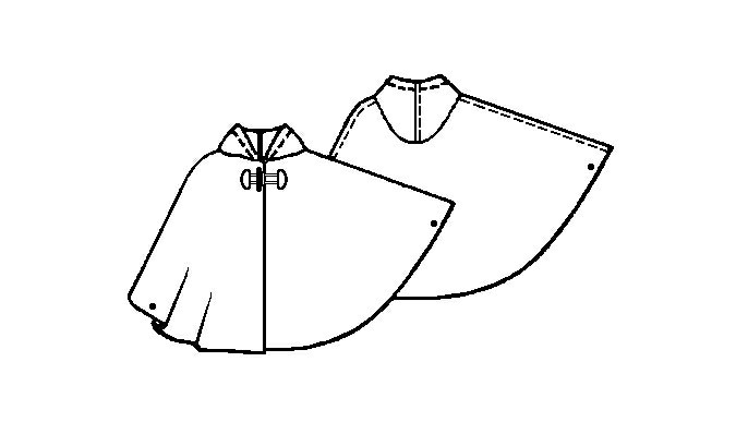 686x398 poncho - Poncho Drawing