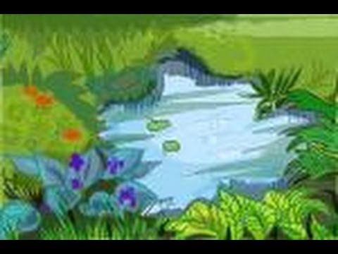 480x360 how to draw a pond - Pond Drawing