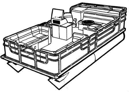 Pontoon Boat Drawing at PaintingValley.com | Explore collection of