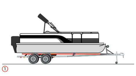 470x262 how to lift your pontoon boat off the trailer bunks - Pontoon Boat Drawing