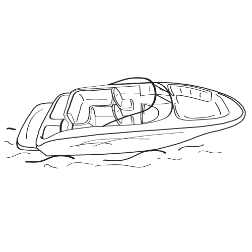 500x500 pontoon boat cover - Pontoon Boat Drawing