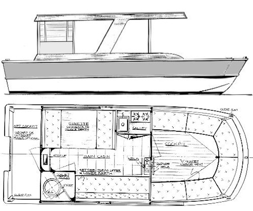 500x418 wooden pontoon boat plans homemade row boat plans - Pontoon Boat Drawing