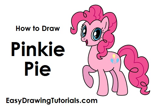 500x350 How To Draw Pinkie Pie - Pony Drawing