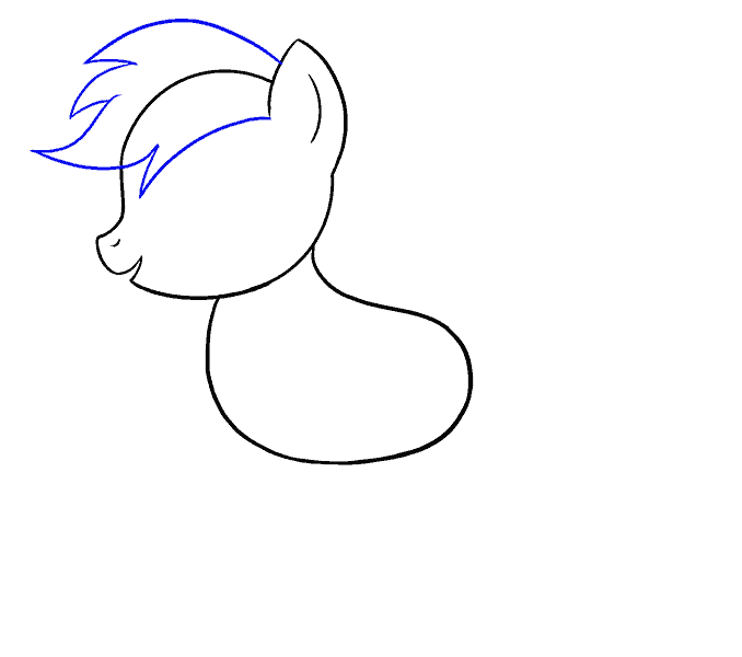 678x600 How To Draw A My Little Pony - Pony Drawing