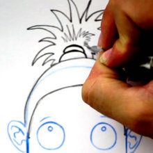 220x220 how to draw drawing hair the high ponytail - Ponytail Drawing