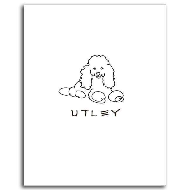 650x650 Poodle Print - Poodle Line Drawing