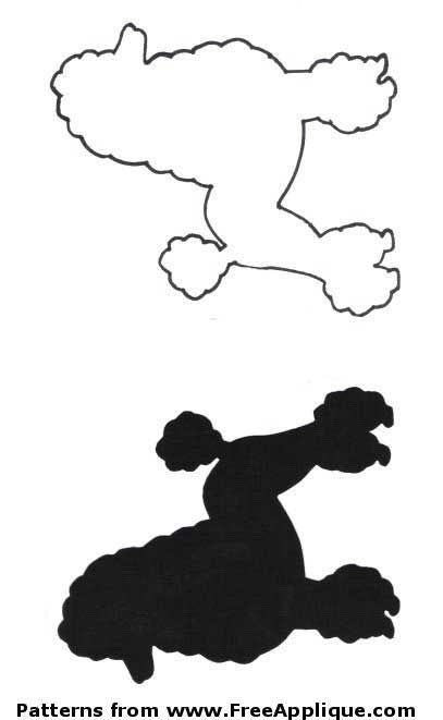 407x661 Free Dog Patterns - Poodle Skirt Drawing