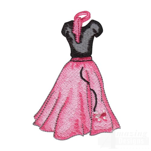 500x500 poodle skirt - Poodle Skirt Drawing