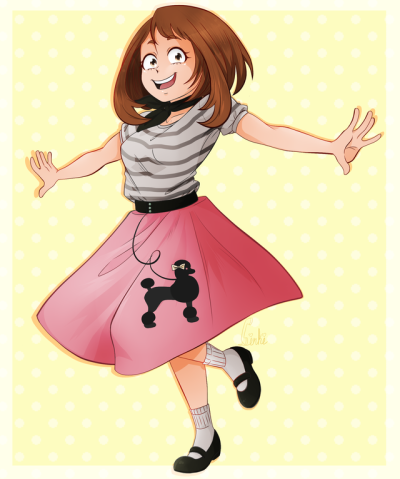 400x479 pink poodle skirt tumblr - Poodle Skirt Drawing