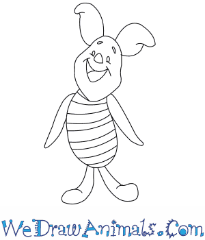 300x350 how to draw piglet from winnie the pooh - Pooh Drawing