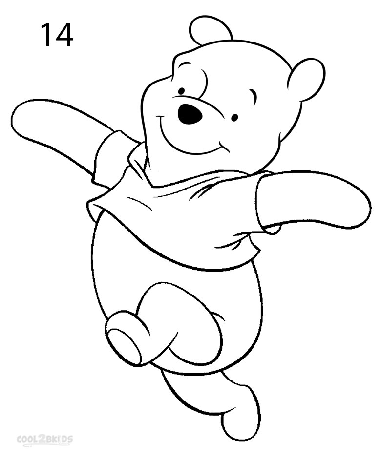 780x950 how to draw winnie the pooh - Pooh Drawing