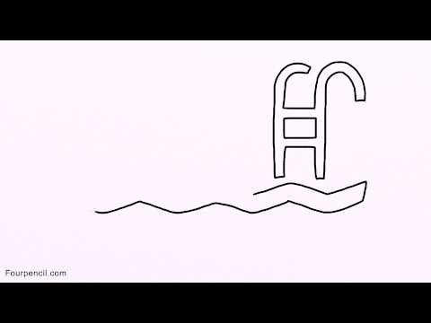 480x360 How To Draw Cartoon Swimming Pool Drawing Step - Pool Drawinging