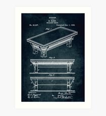 210x230 pool table drawing art prints redbubble - Pool Table Drawing