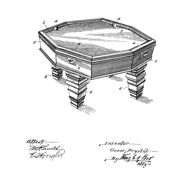630x630 pool table vintage patent hand drawing - Pool Table Drawing