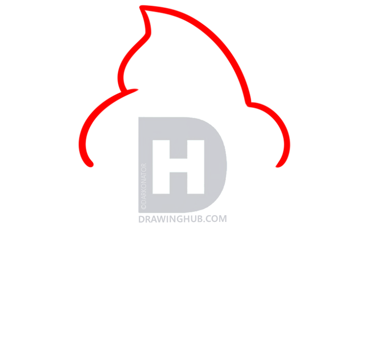 755x720 how to draw the poop emoji, step - Poop Emoji Drawing