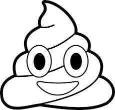 230x219 poop emoji coloring page - Poop Emoji Drawing