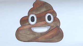320x180 how to draw the poop emoji - Poop Emoji Drawing