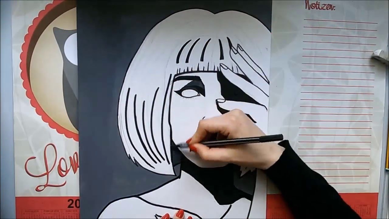 1280x720 Pop Art Speedpainting - Pop Art Drawings